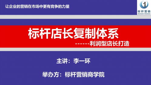 标杆店长复制体系培训视频 解读公司对店长要求与店长岗位职责