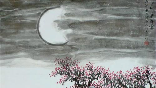 江花月夜所描绘的画四幅景象？