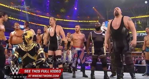 奥尼尔再度现身WWE擂台当场比所有摔角手大了一号