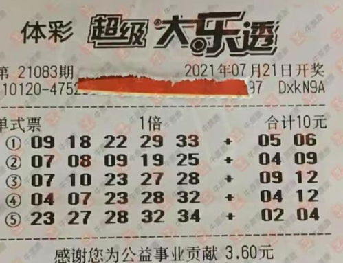 大乐透083期晒票 15 3和12376元复式重现,后区看好02 12