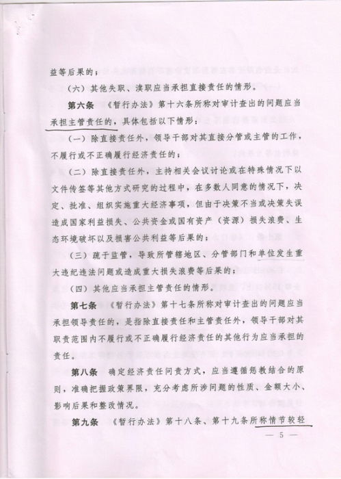 关于印发 湖北省领导干部经济责任问责暂行办法实施细则 的通知