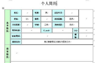 寻最优最简简历 模板 