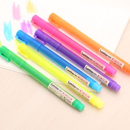 固体荧光笔标记笔日韩版糖果色彩色荧光笔日 堆糖,美图壁纸兴趣社区 