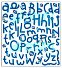 大写abcd字母表