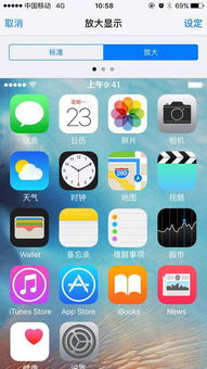 iphone6怎么设置屏幕图标大小 