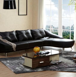 现代风格皮沙发