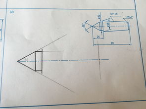 刚学的制图,老师没讲什么就要写题目了,这里的1 8的倾斜怎么画 