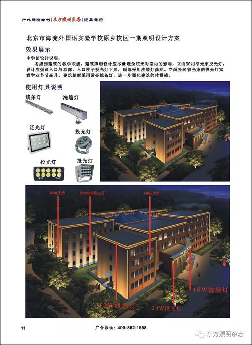 照明设计 │ 北京市海淀外国语实验学校原乡校区一期照明设计方案 二