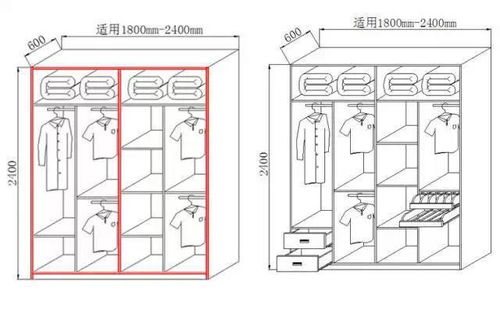 二层衣柜怎么摆放衣服