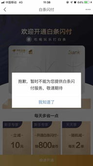 白条闪付为什么开通不了  第1张