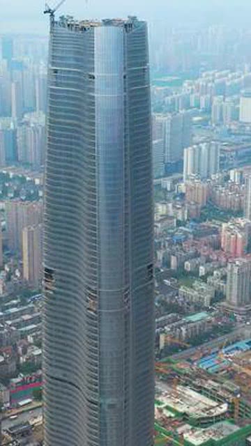武汉第一高楼,武汉绿地中心大厦,建了11年,即将完工 