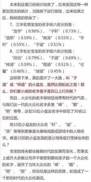 重名率最高的50个名字公布,你知道有哪些么,说不定其中就有你