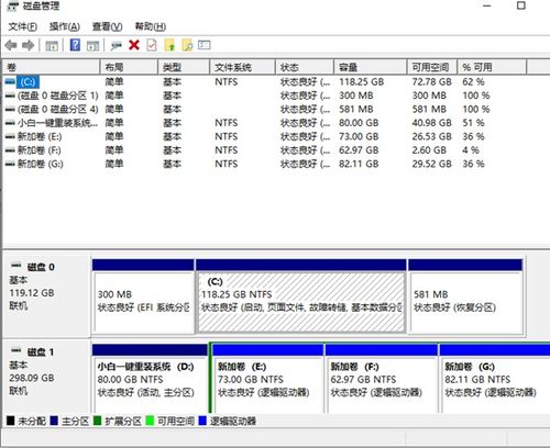 新win10电脑只有c盘