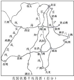 加拿大的主要铁路干线呈什么走向？