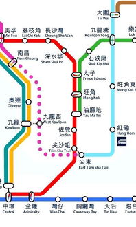 香港地铁地图全图