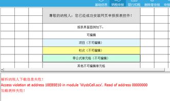 国税报税界面显示项目不可编辑是什么意思 