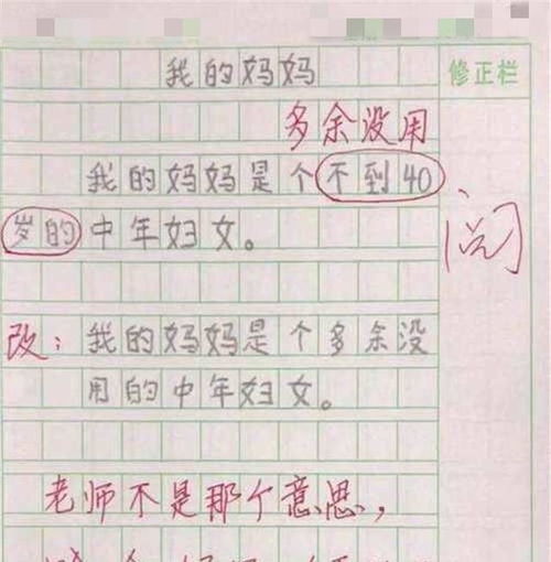 母亲没有工作怎么写