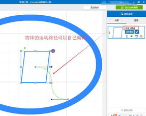 如何在Focusky中创建自己想要的路径切换效果