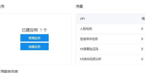 人脸识别接口的准备工作 使用百度AI开放平台