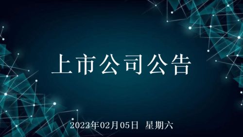 2022年02月05日上市公司公告