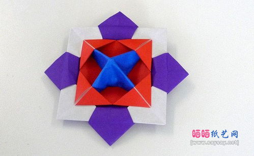 好玩的纸艺制作陀螺手工折纸实拍图解教程 其它折纸 