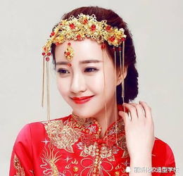 充满东方韵味的中式秀禾新娘造型,美得不要不要的 