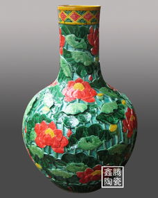 仿唐三彩花瓶,陶瓷花瓶,家居装饰瓶,商务礼品陶瓷花瓶,传统手工陶瓷花瓶高清图片 高清大图 