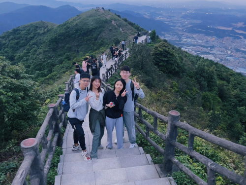 旅游风光分享 游记 夜爬银瓶山 