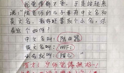 小学生因 名字 走红网络,连名带姓一共5笔,没有一笔是弯的