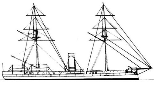 19世纪荷兰天蝎座号铁甲舰