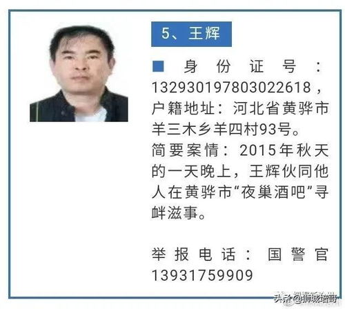 沧州两地警方分别发布悬赏通缉通告