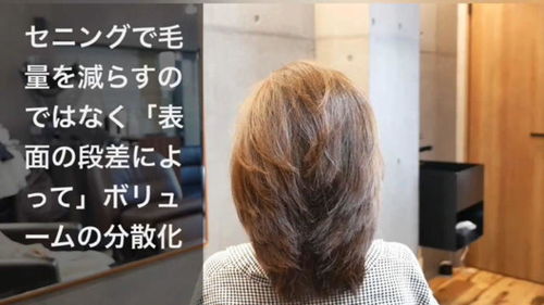 46岁女性,剪款中长层次碎发,好看显瘦有气质 