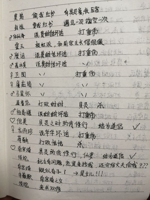 鬼谷八荒 有玩家竟然用小本本把仇人的名字都记下来了,太狠了吧