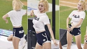 韩国美女啦啦队 衣服足够多让你一次看个够