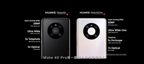 mate40和mate40pro的区别是什么？