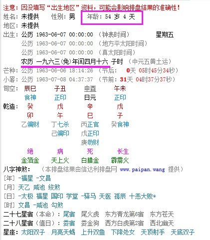 一九六三年农历后四月十六日距今天多少年了 