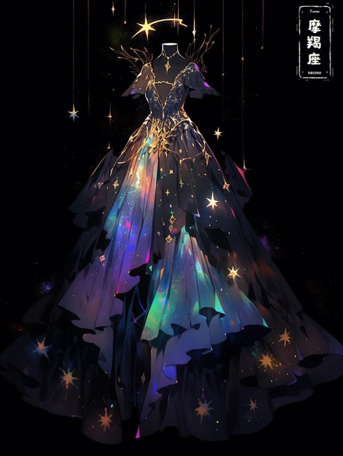 十二星座之魔法夜光璀璨仙女裙 