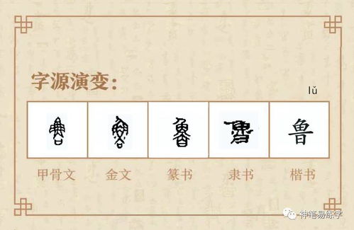 每日一字 鲁 他是古代劳动人民智慧的象征