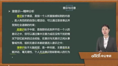 心理学导论第二章潜意识,精神分析 