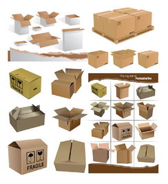 淘宝天猫纸箱纸盒纸箱子矢量素材图片设计 高清模板下载 0.63MB 其他海报大全 