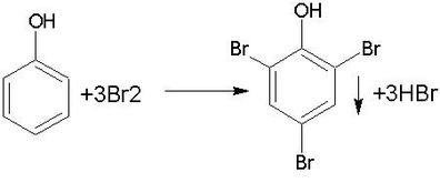苯酚与溴水反应方程式 