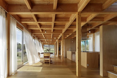 日本传统建筑O住宅,建筑设计围绕灵活构造进行变化