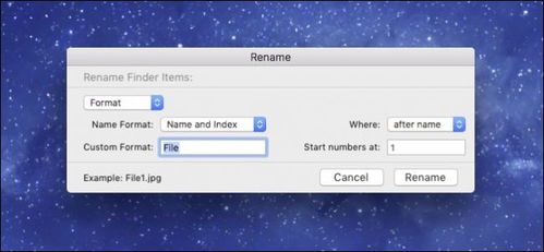 macos 文件夹命名规范 如何在macOS中一次重命名多个文件