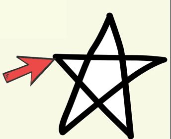 心理测试 画一个五角星 来测试你的性格和爱情