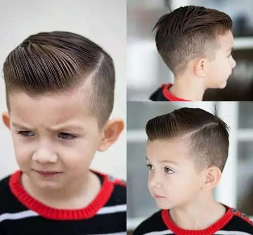 美发街儿童发型男 小男孩发型短发铲两边发型精选 