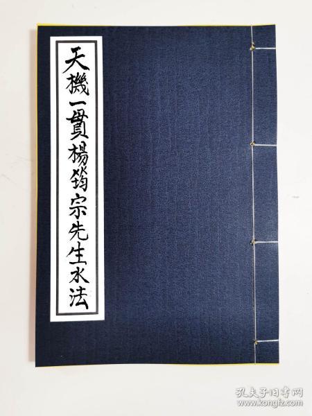 天机一贯杨筠宗先生水法 复印件 ,壬丙兼亥已,天福龙,火命凶等秘诀,二十二个筒子页,四十四面 