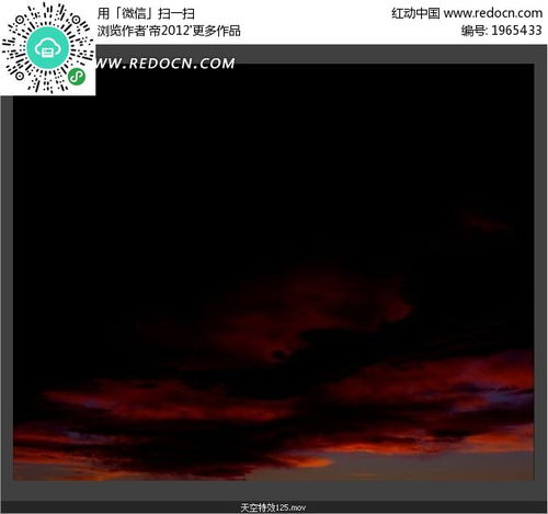 漂亮的晚霞特效的视频素材mov免费下载 红动中国 