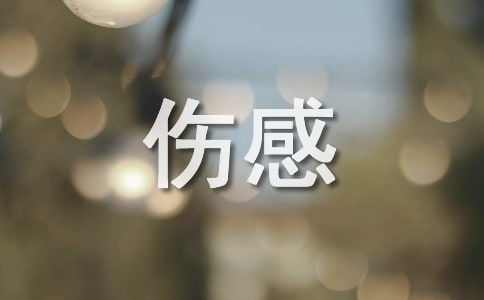 生活伤感的句子 