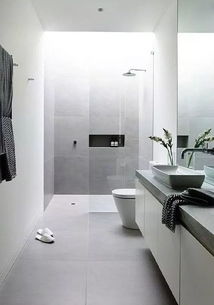洗浴间设计案例,推荐几款好看的卫生间,清爽舒服
