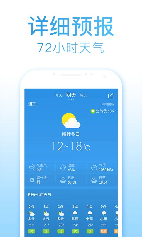 手机天气预报哪个准确率高 国内最精准的实时天气软件app排行榜
